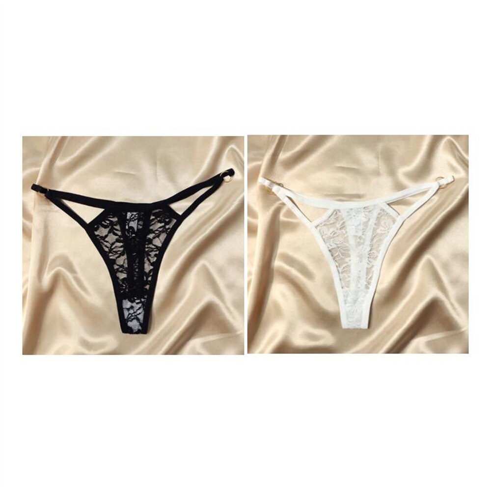 Calcinhas Femininas de Renda Transparente Estilo Lingerie Sexy 2/p