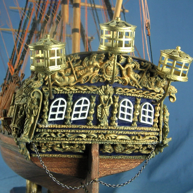 "Royal Caroline" Veleiro de Madeira 1/50 kit de montagem. Decoração & Presente Aniversário.