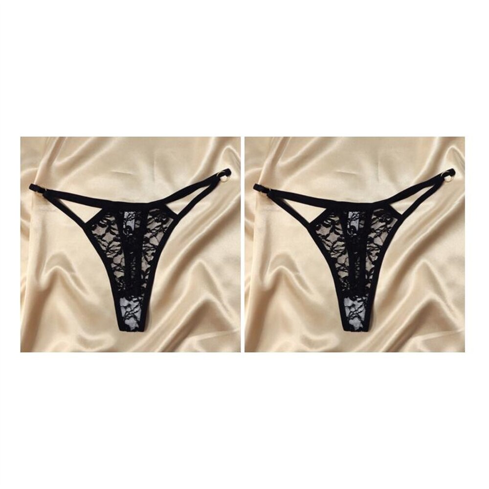 Calcinhas Femininas de Renda Transparente Estilo Lingerie Sexy 2/p