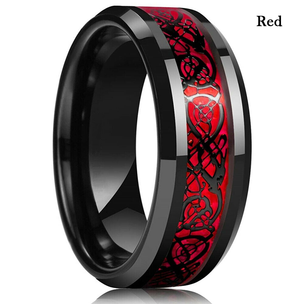 Anel Stainless Steel Celtic Dragon Ring